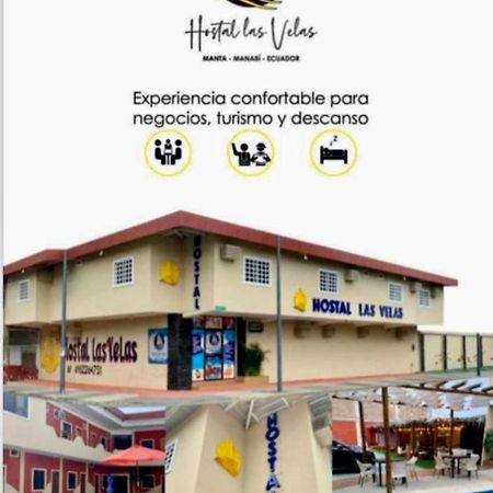 Hotel Hostal Las Velas Manta Exterior foto