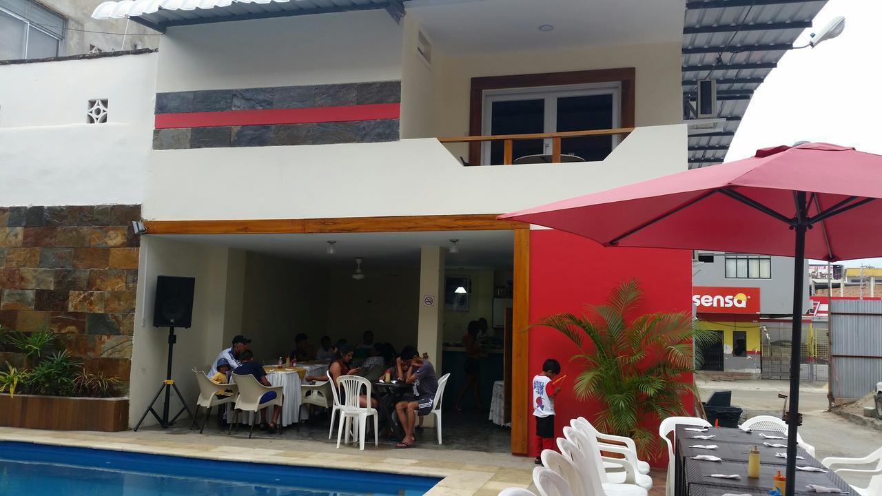 Hotel Hostal Las Velas Manta Exterior foto