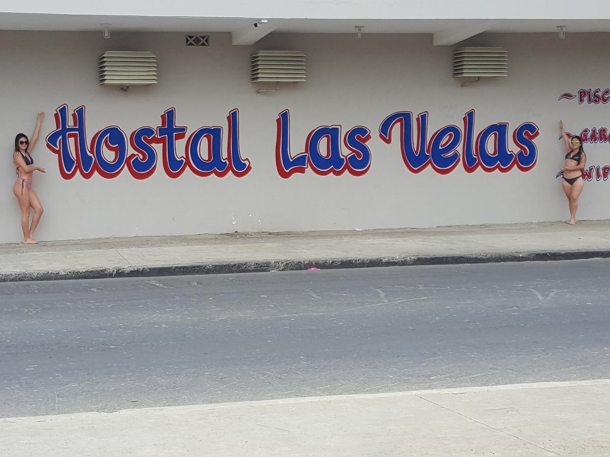 Hotel Hostal Las Velas Manta Exterior foto